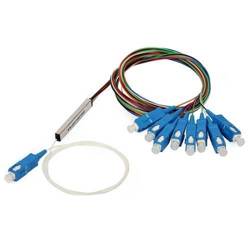 pl12464445-1_x_8_plc_splitter_steel_tube_sc_sc_patch_cord_powered_optical_splitter_2_meter